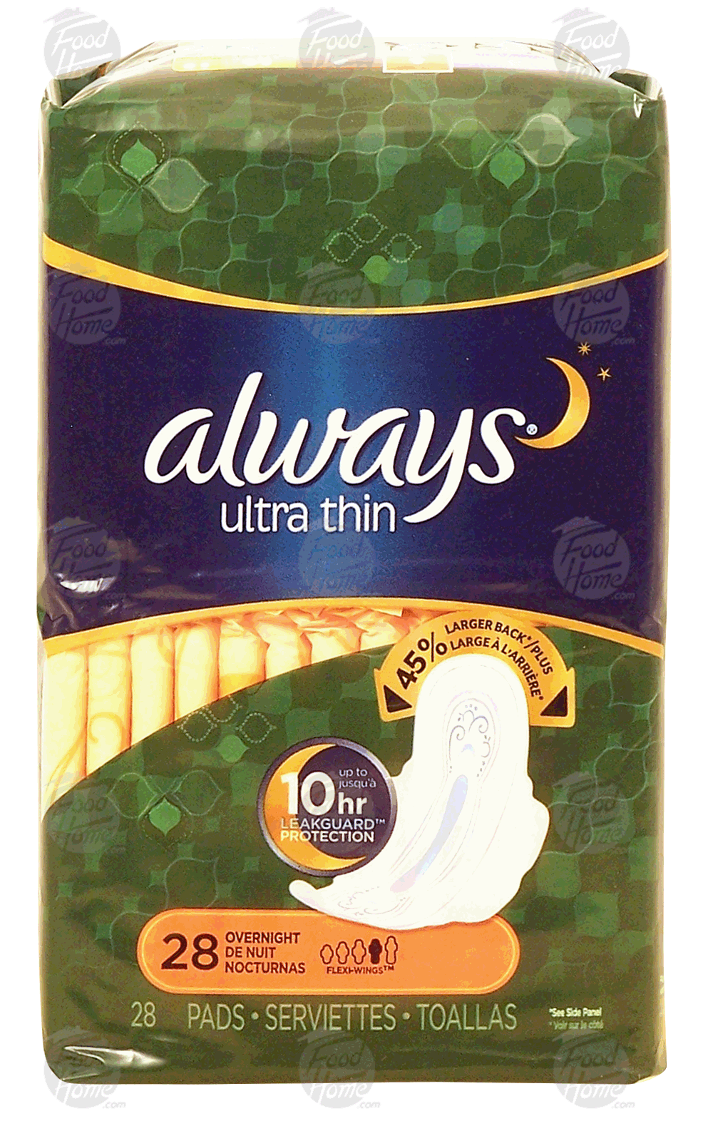 Always&nbsp;Ultra Thin&nbsp;overnight flexi-wings pads Full-Size Picture